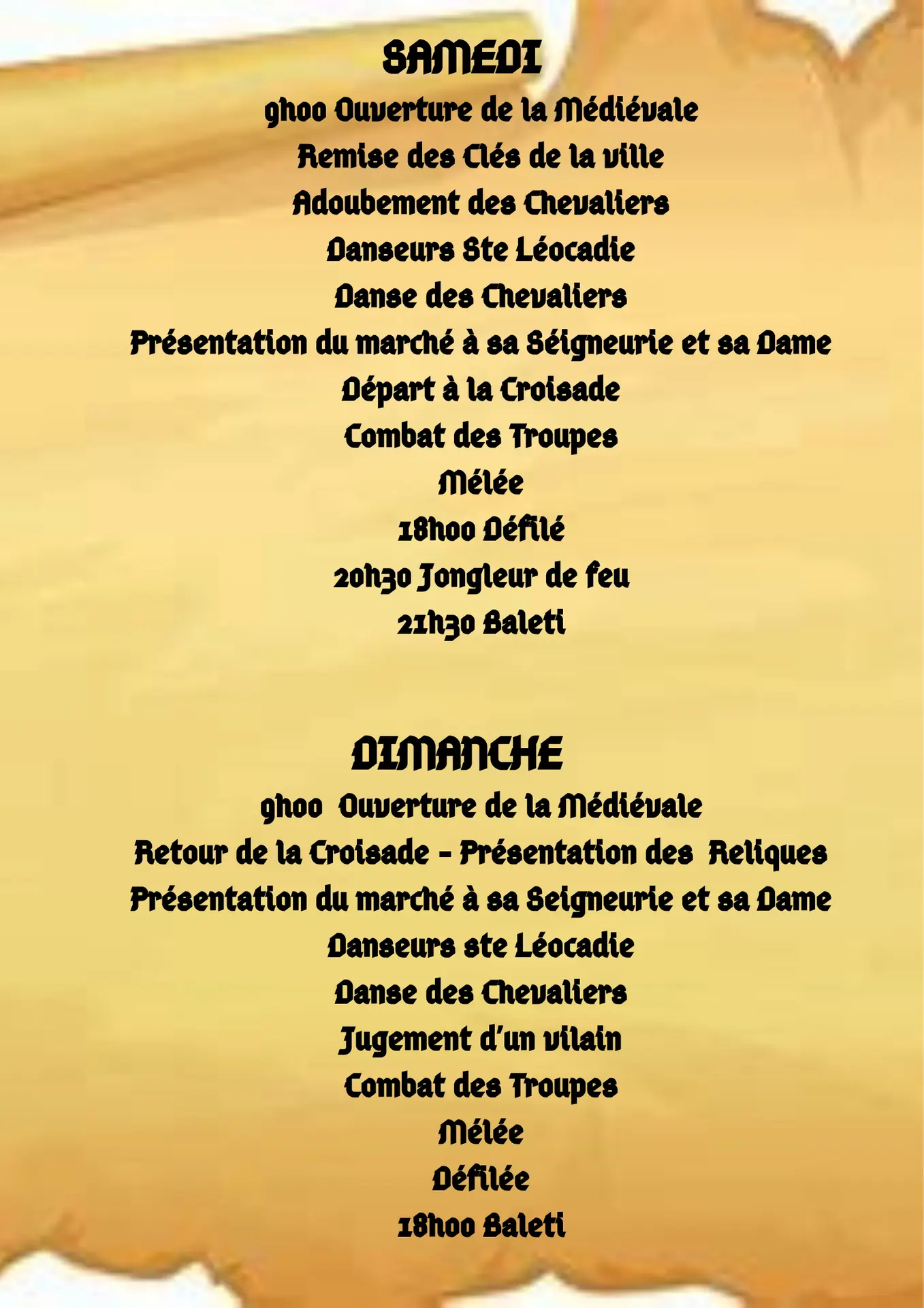 Programme