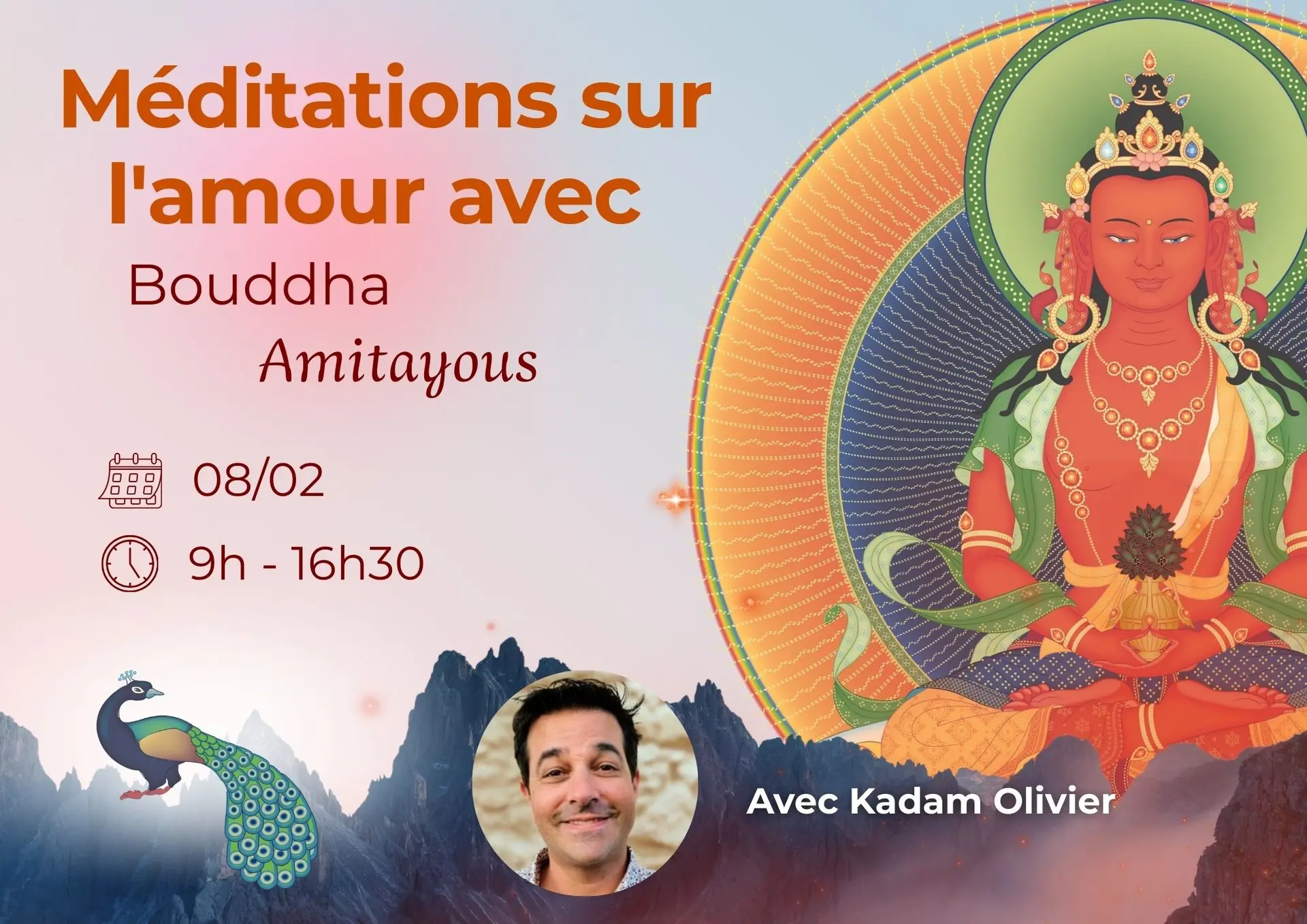 Méditations sur l'amour avec Amitayous