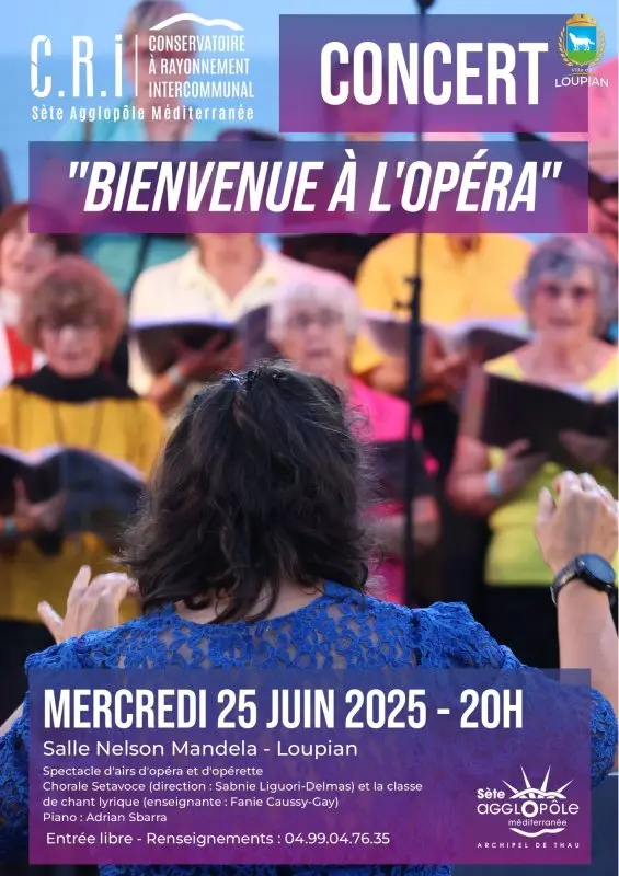 CONCERT DU CHOEUR DU CONSERVATOIRE INTERCOMMUNAL DE SÈTE