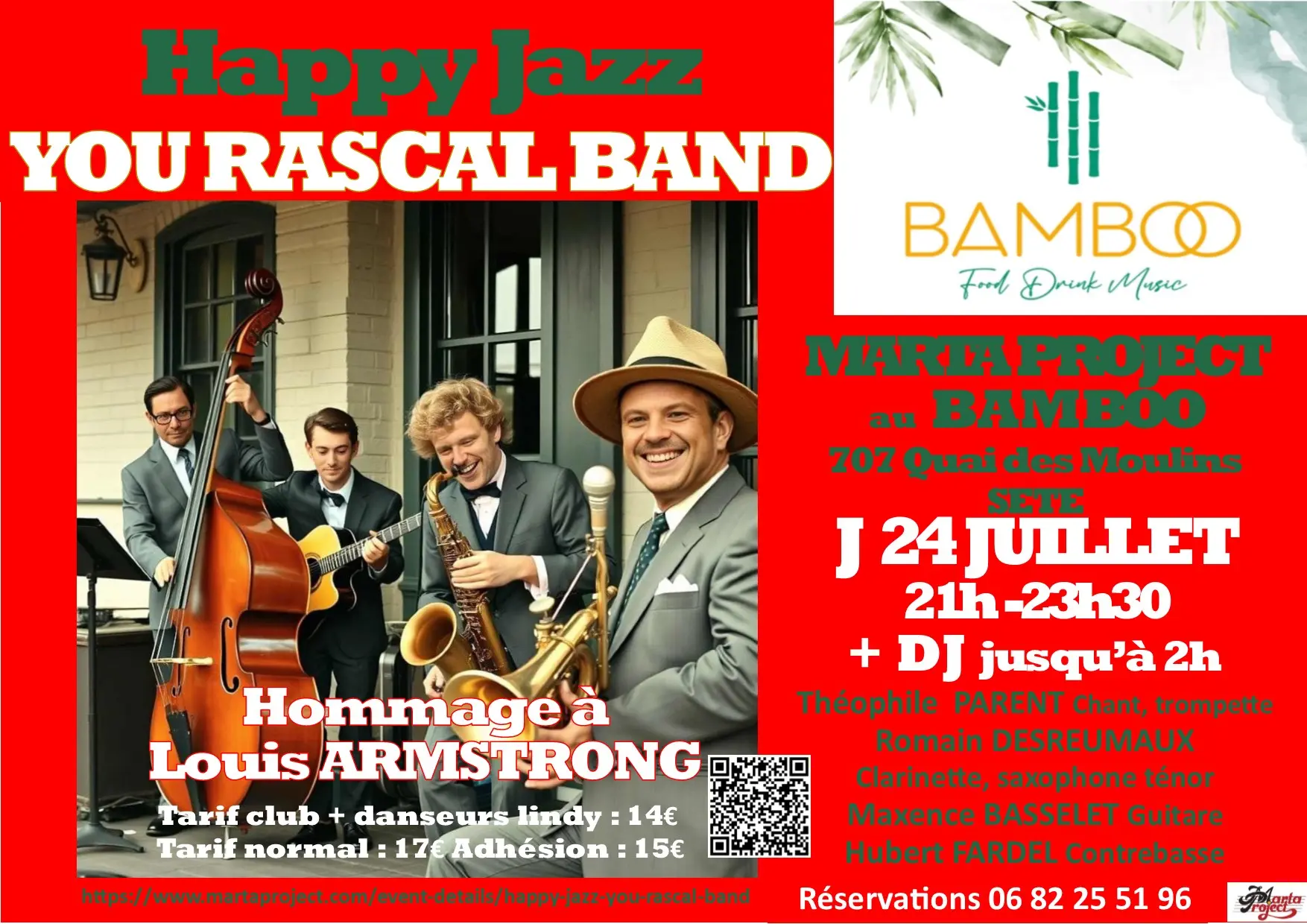 CONCERT : HAPPY JAZZ YOU RASCAL BAND