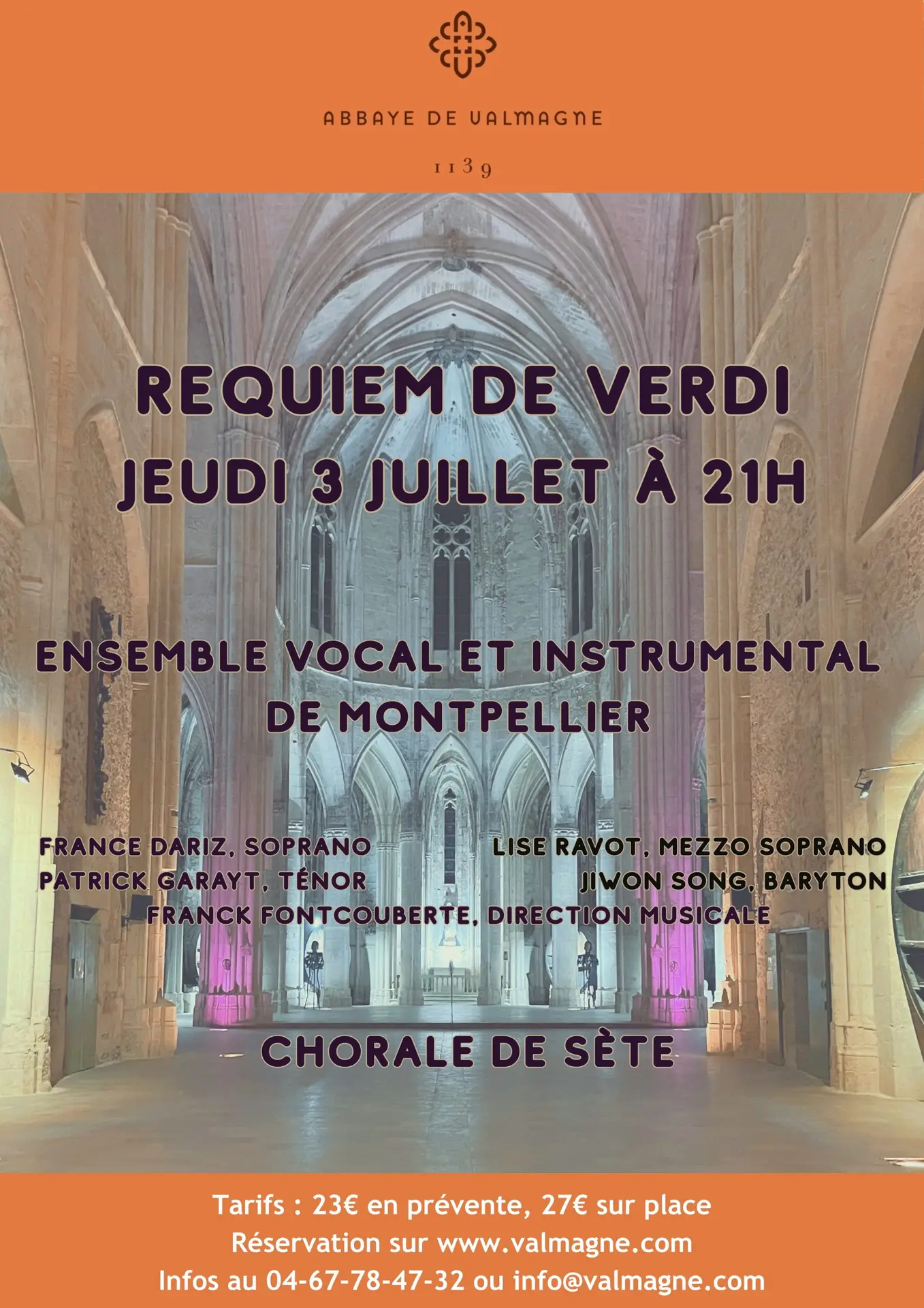 CONCERT : REQUIEM DE VERDI