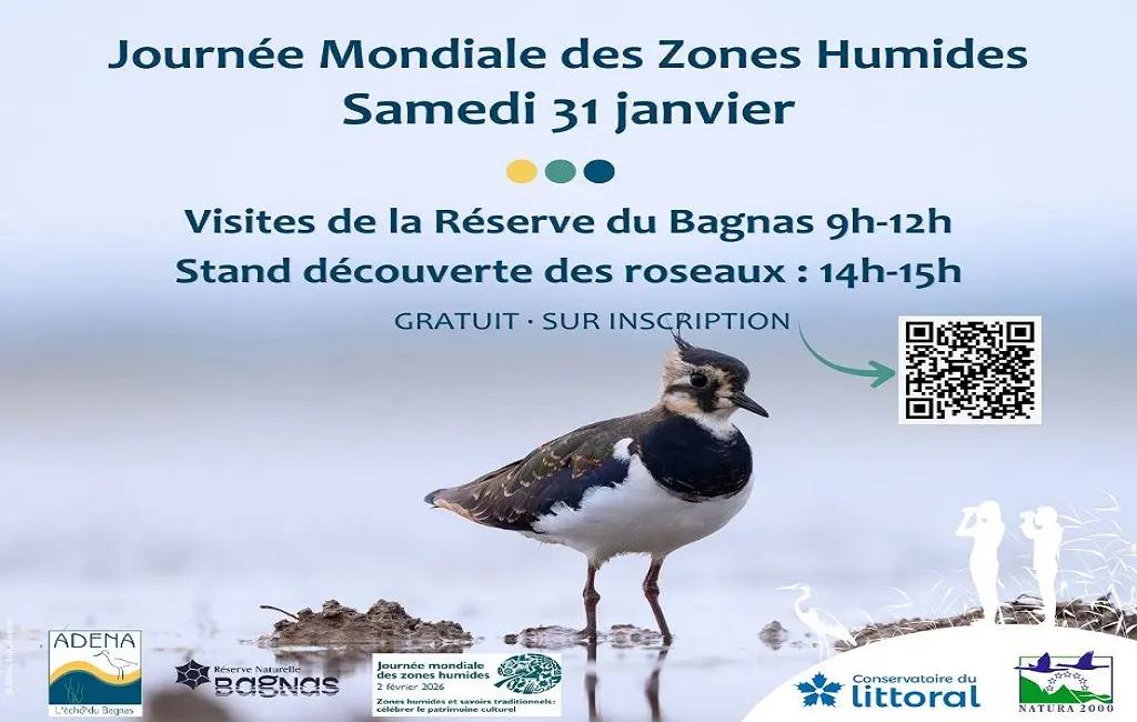 JOURNÉE MONDIALE DES ZONES HUMIDES À LA RÉSERVE DU BAGNAS