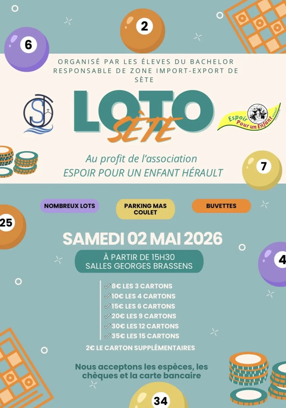 LOTO « ESPOIR POUR UN ENFANT HÉRAULT »