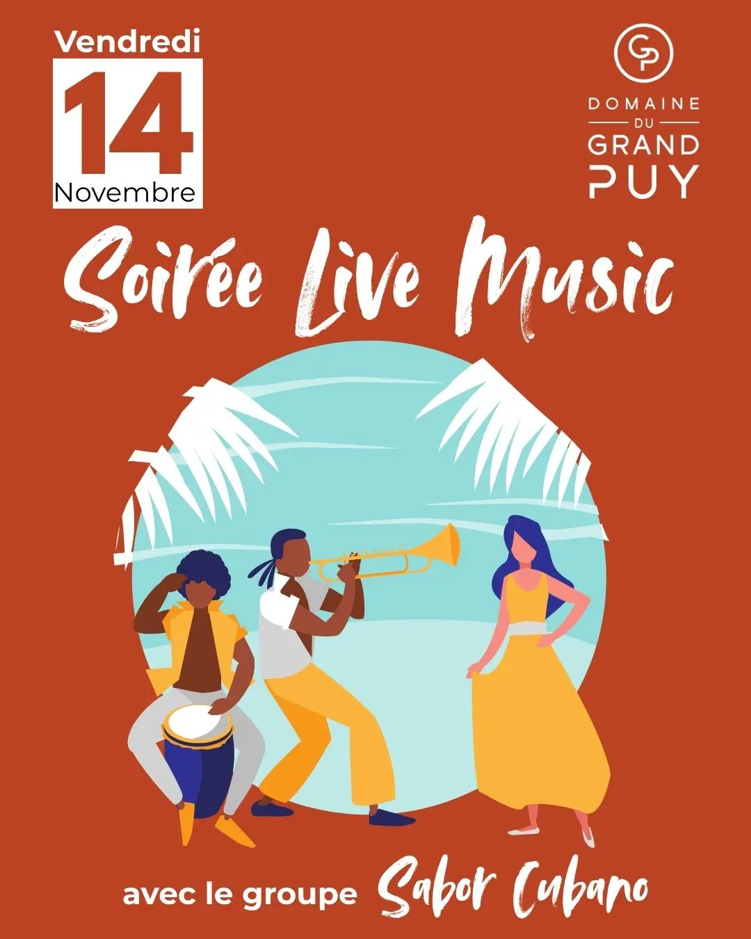 music live sabor cubano - grand puy - 14-11-2025