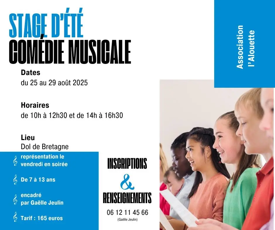 flyer stage comédie musicale