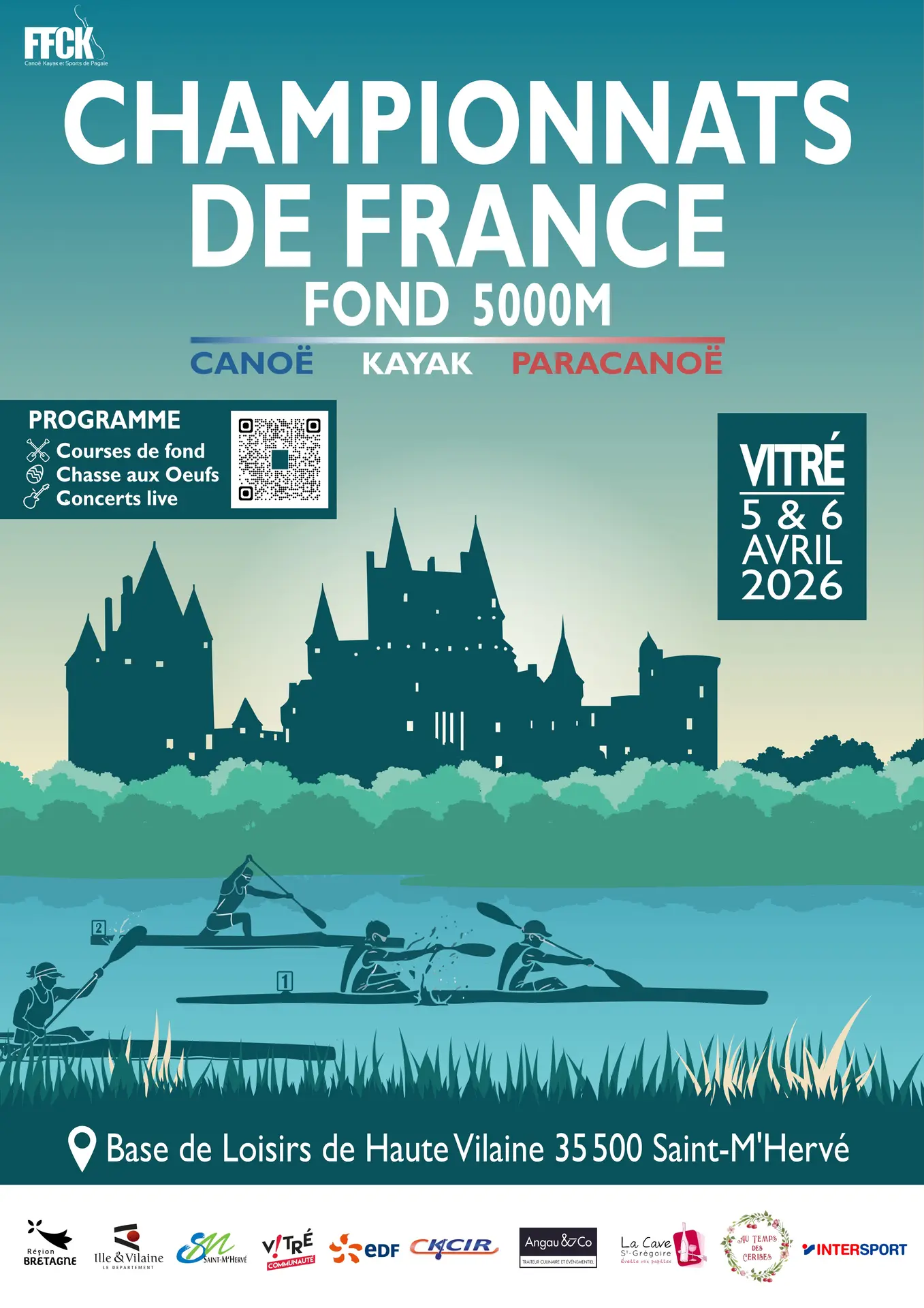 5 et 6 avril - Championnat de Kayak et canoë