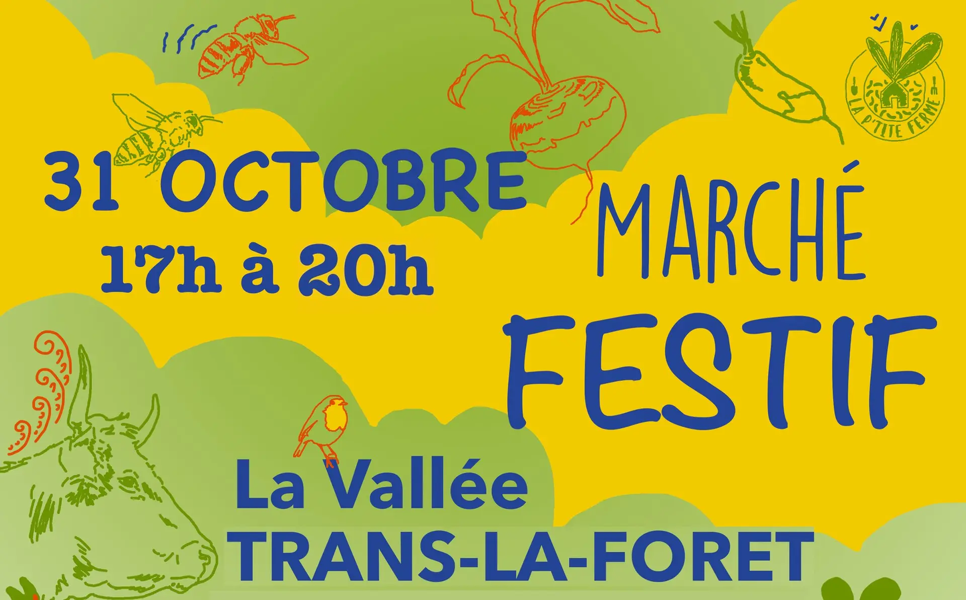 Marché festif ferme La Vallée