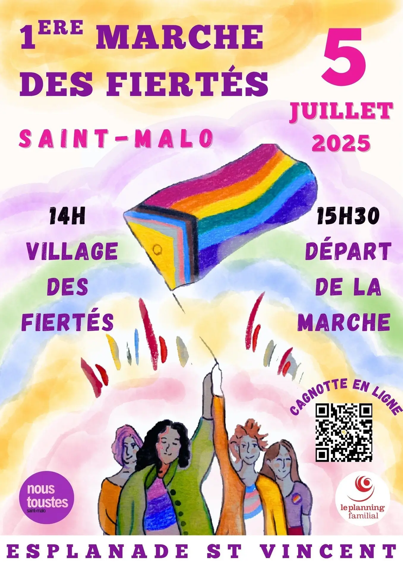 Affiche Marche des Fiertés
