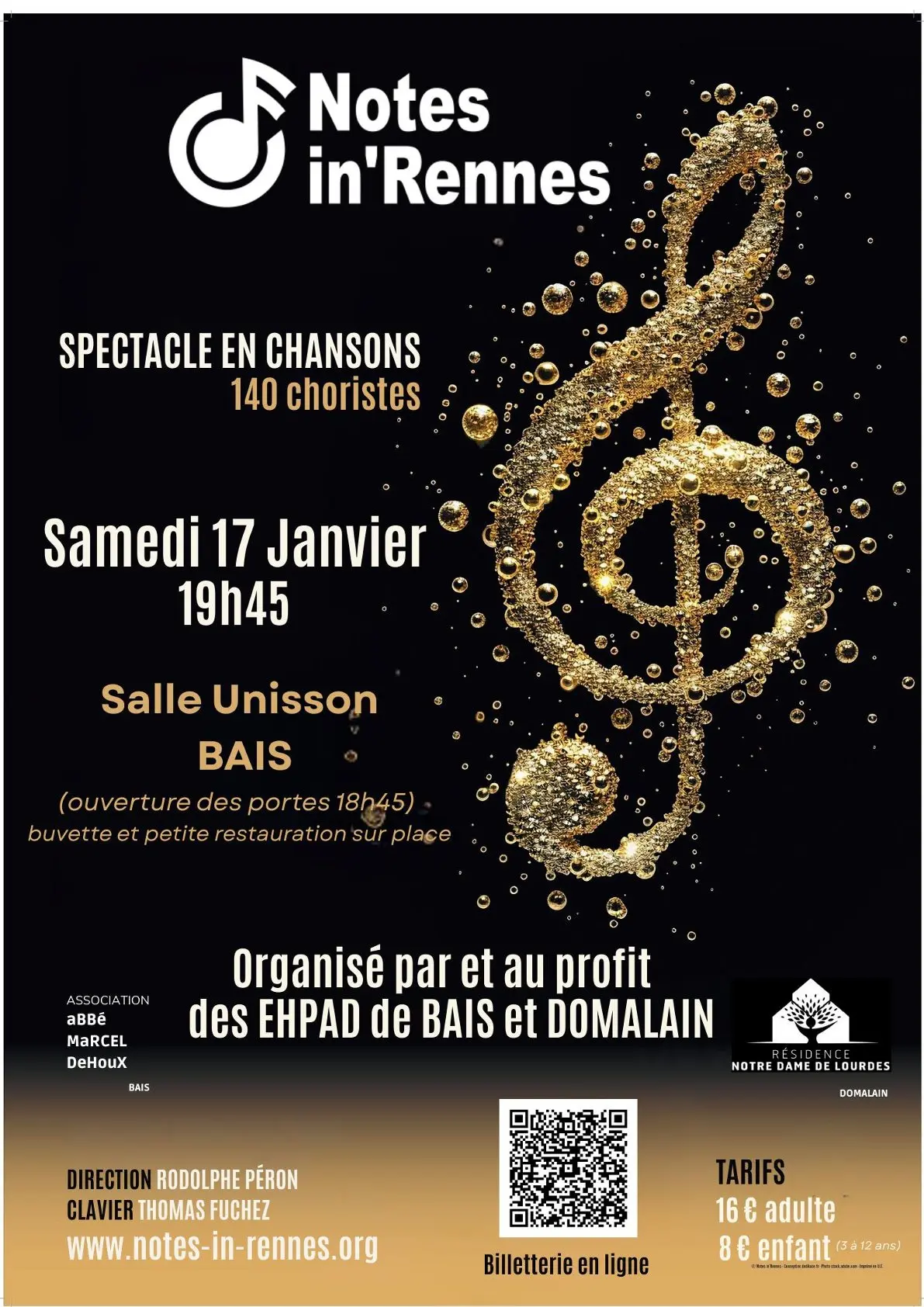 Notes in'Rennes samedi 17 janvier Bais