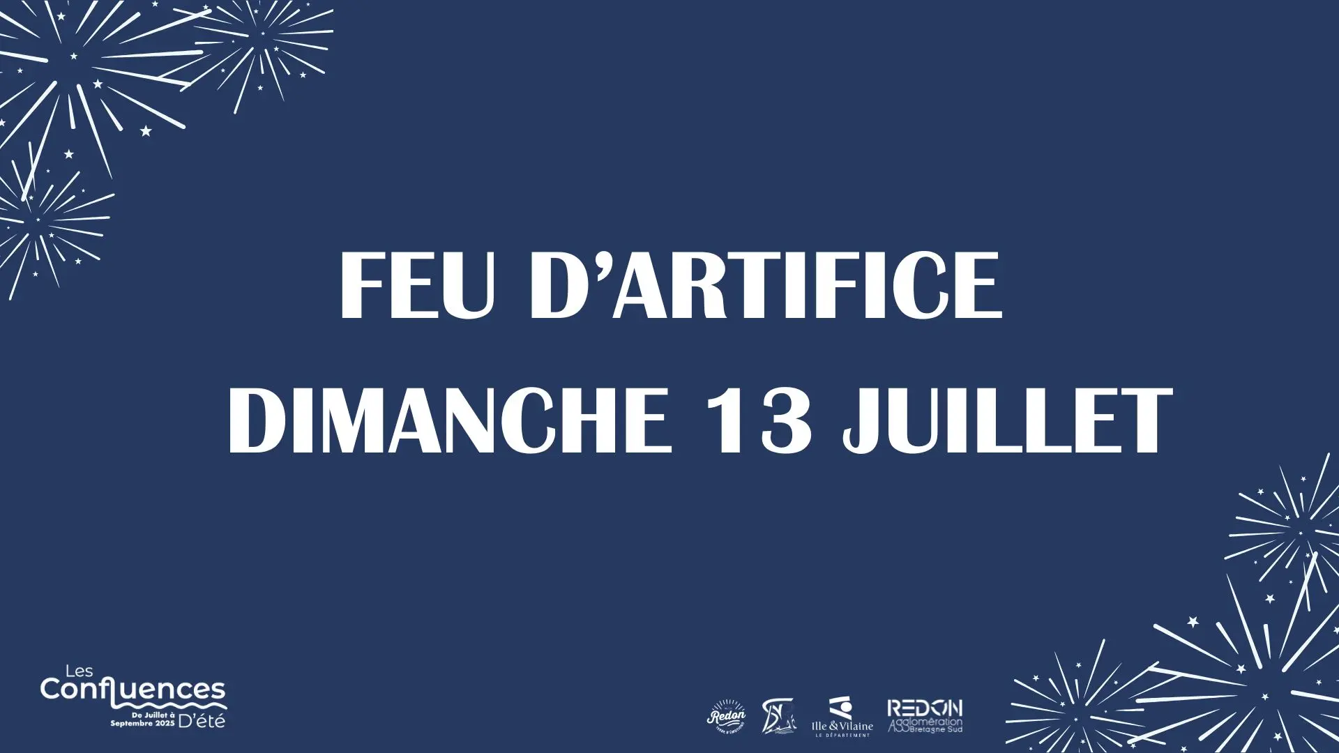 Confluences d'été - Feu d'artifice