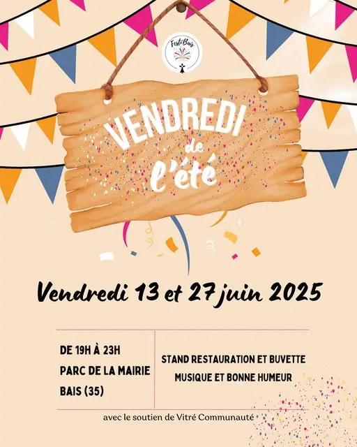 13 et 27 juin Bais