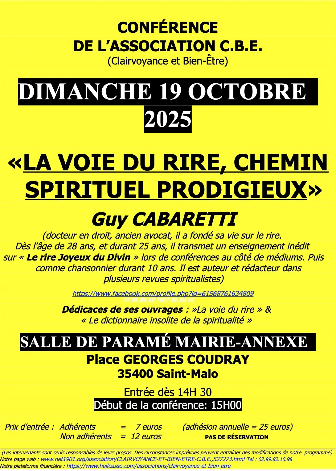 Affiche conférence