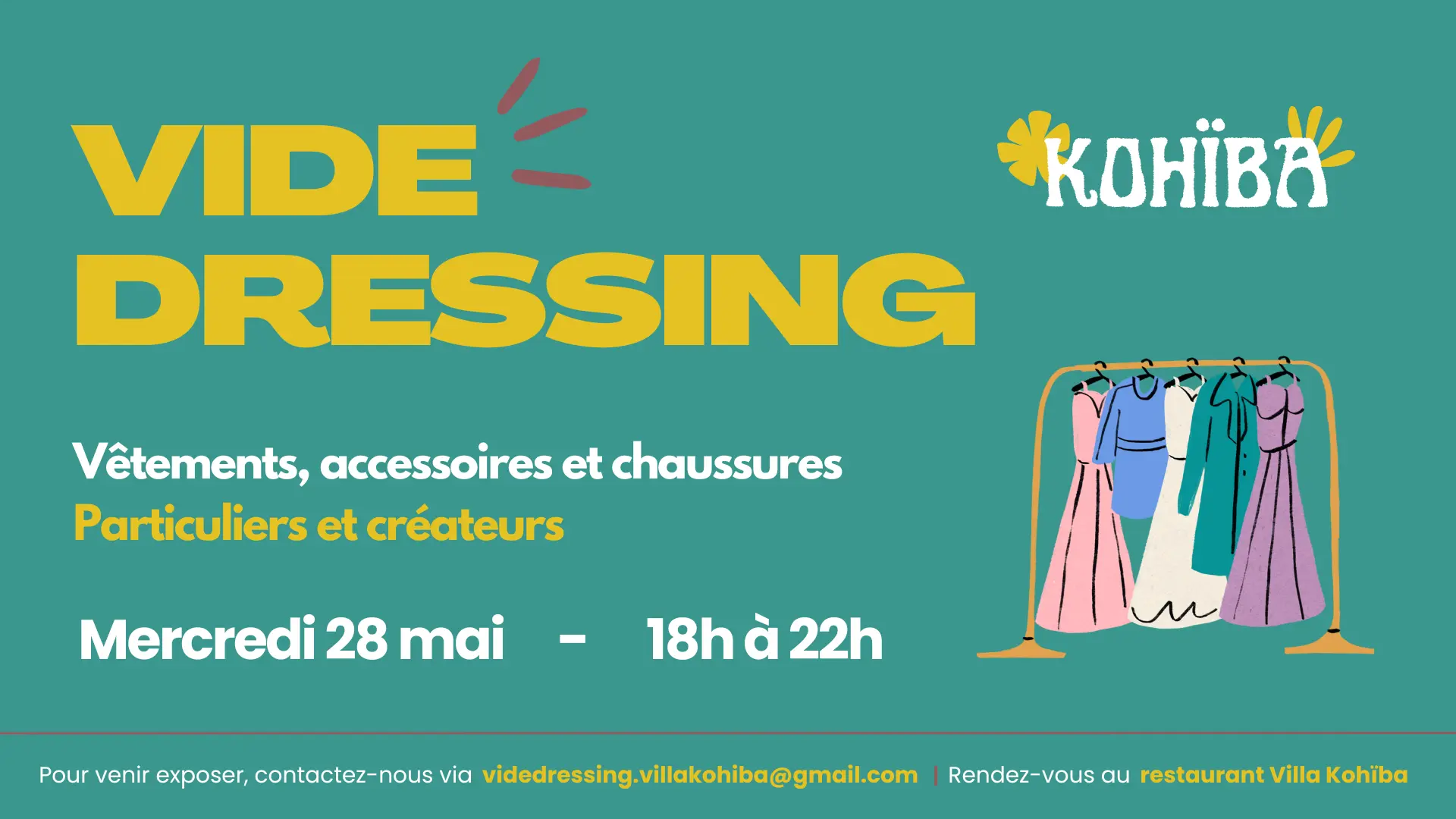 Vide-dressing à La Villa Kohïba
