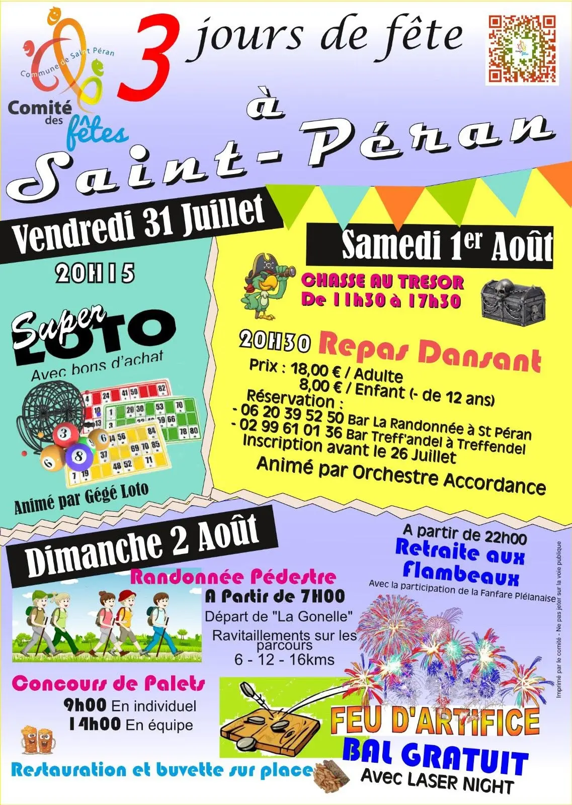 3 jours de fête à Saint Péran