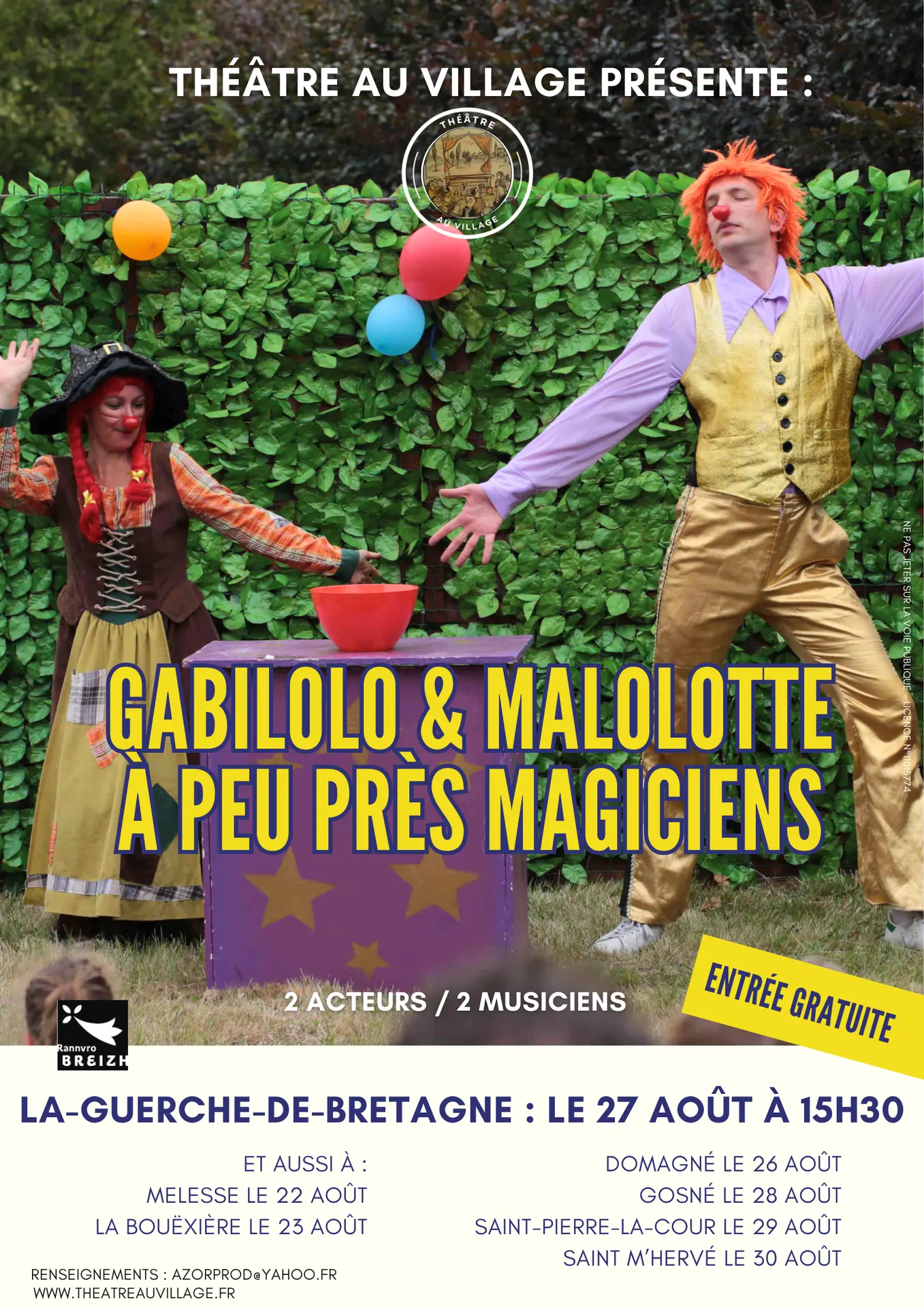 Théâtre au village