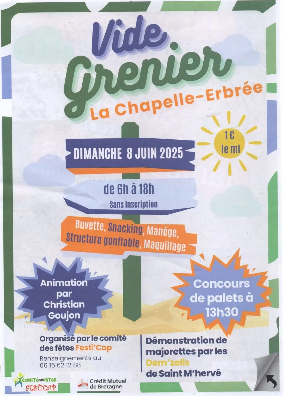 Vide-greniers à la Chapelle-Erbrée