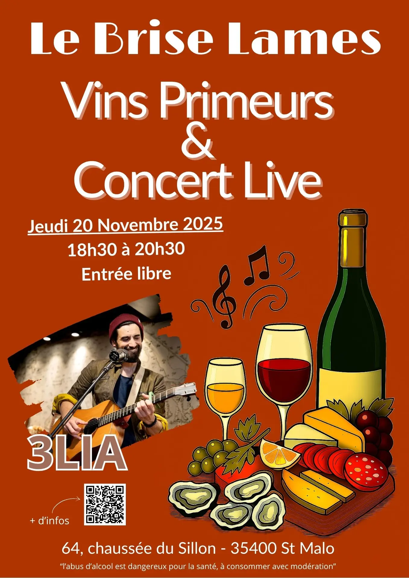 Soirée vins primeurs & concert live