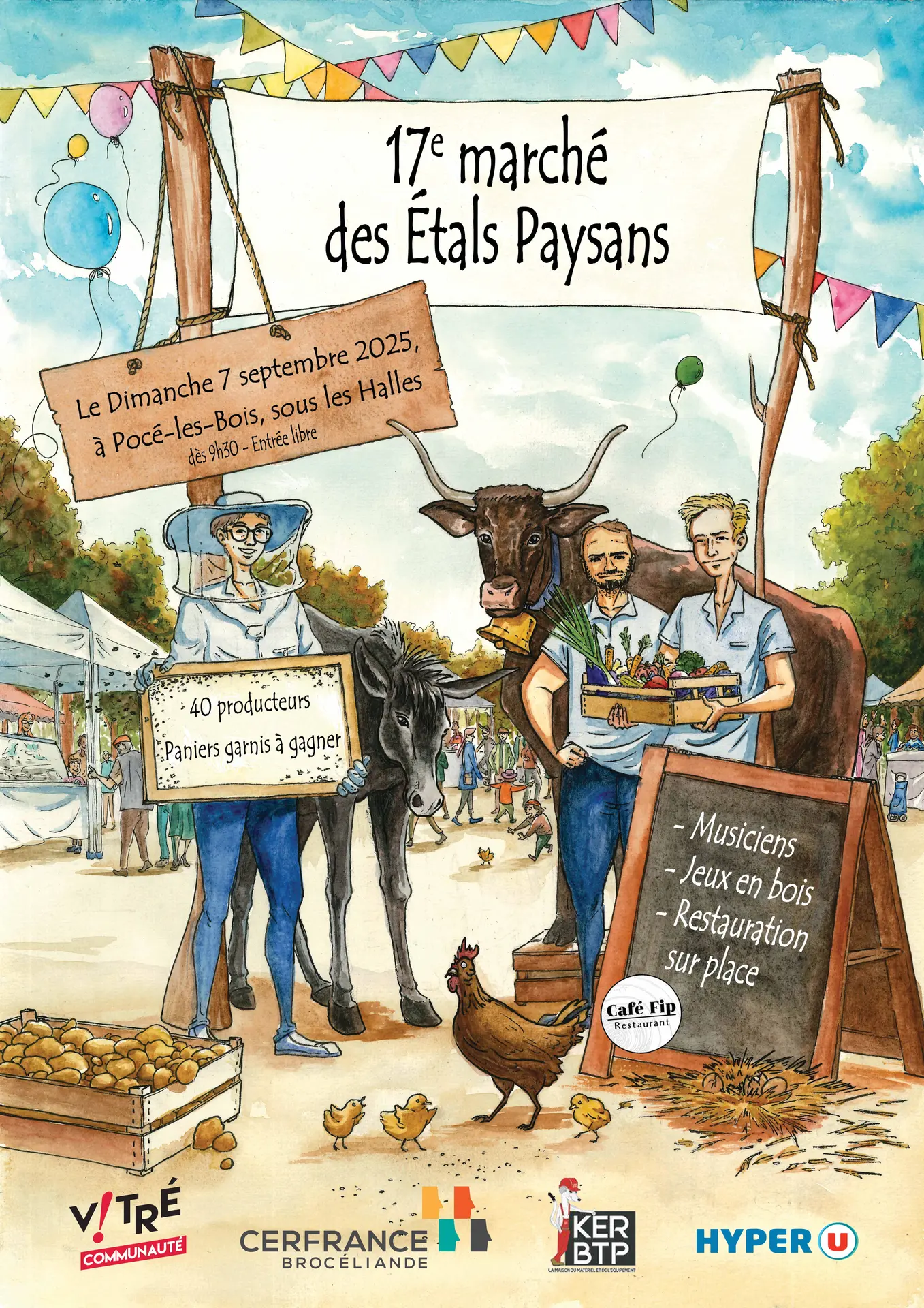 Affiche Les Etals Paysans 2025