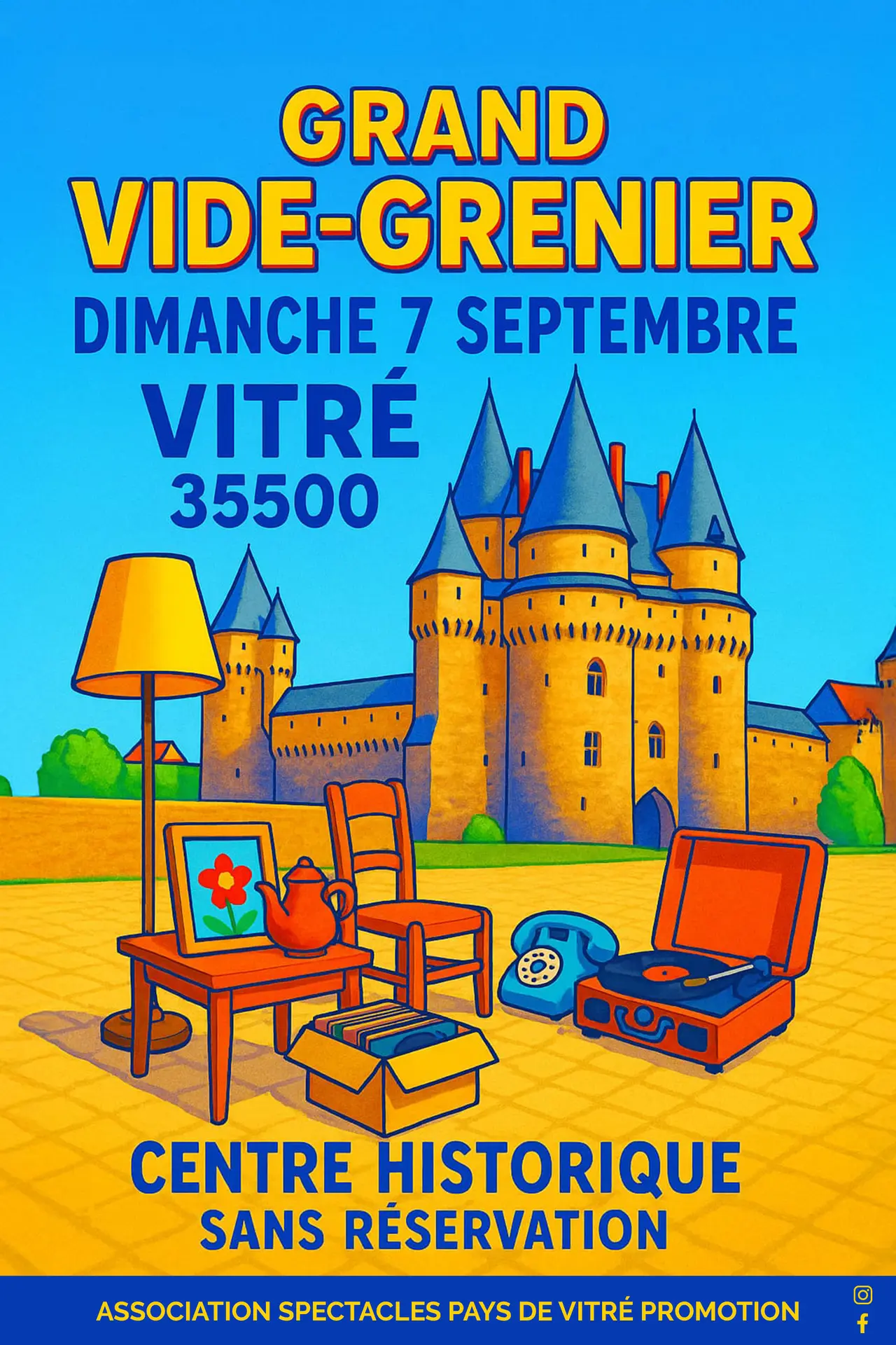 Affiche Vide Grenier Vitré