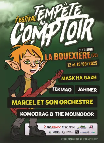 Affiche Tempête au Comptoir