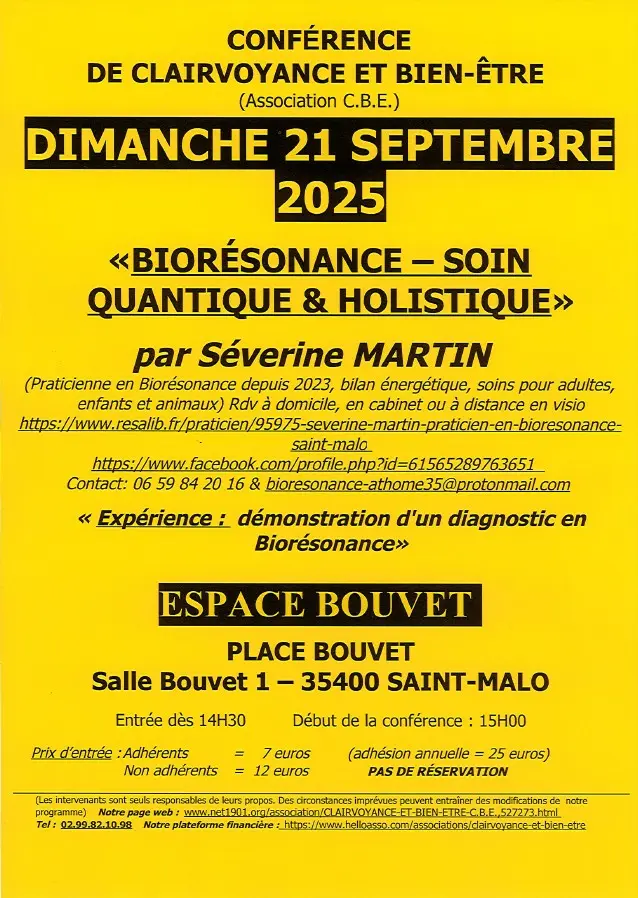 Affiche conférence
