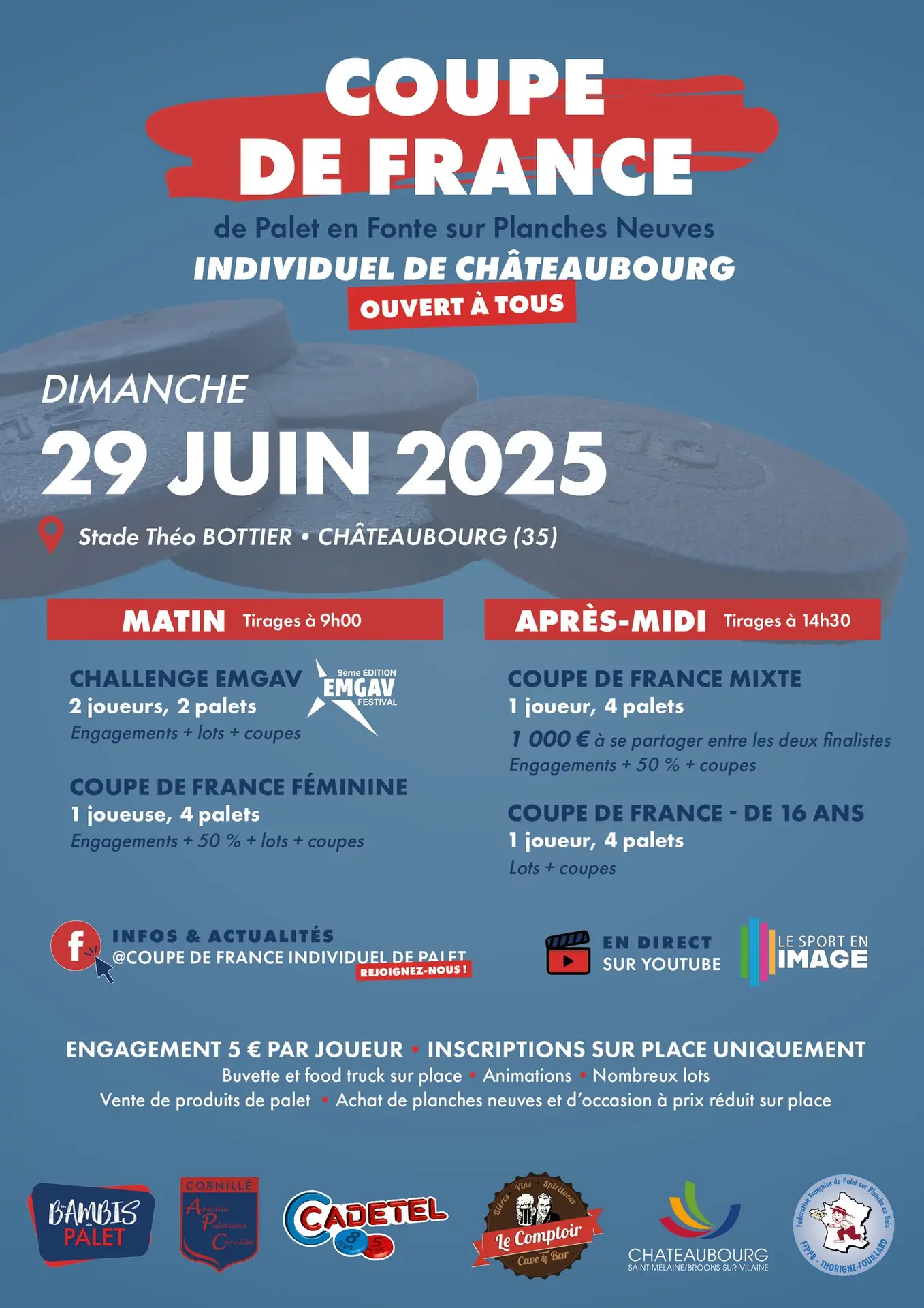 Coupe de France palets - juin 2025 - Chateaubourg