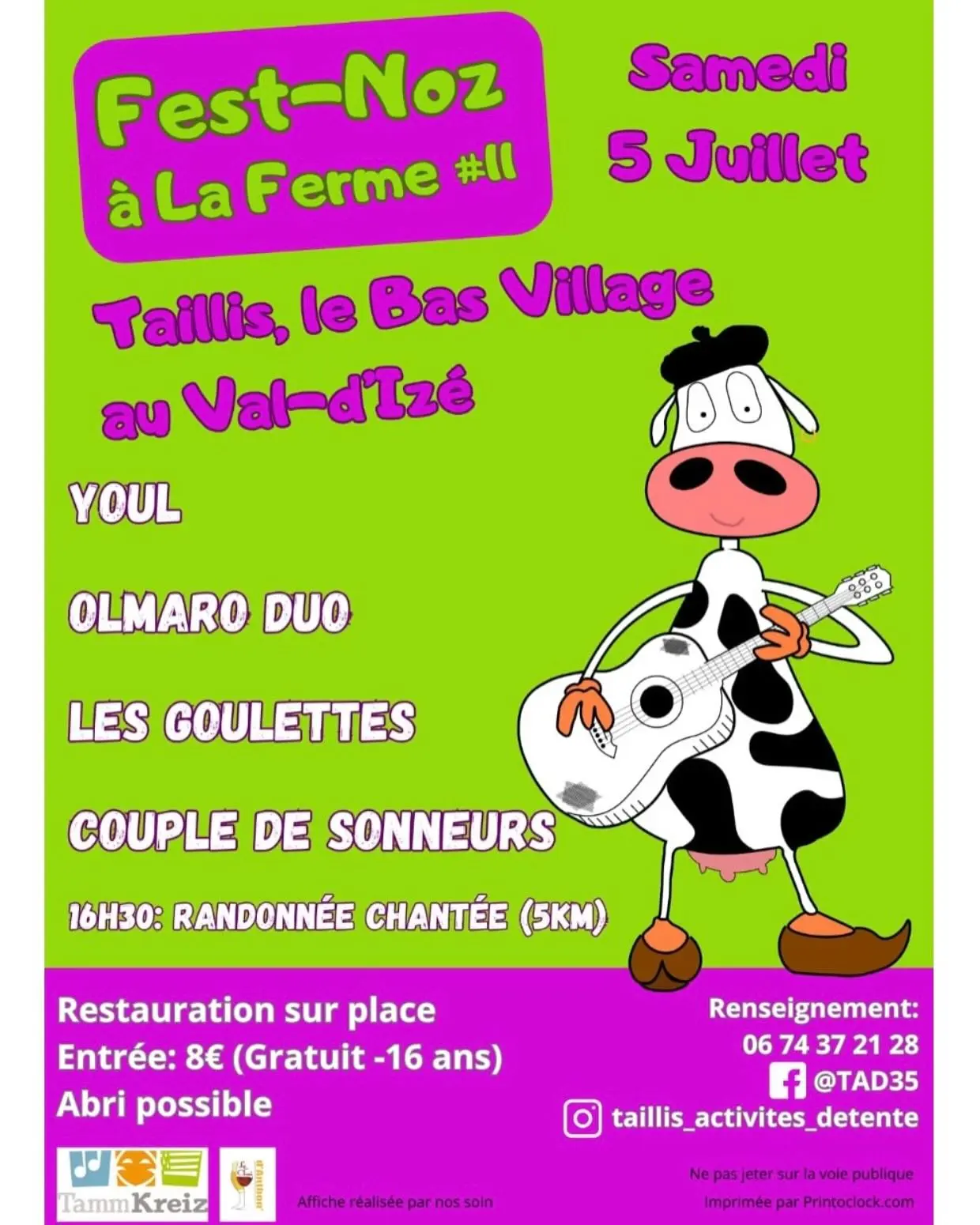 Fest-Noz à la Ferme - 5 juillet - Val d'Izé