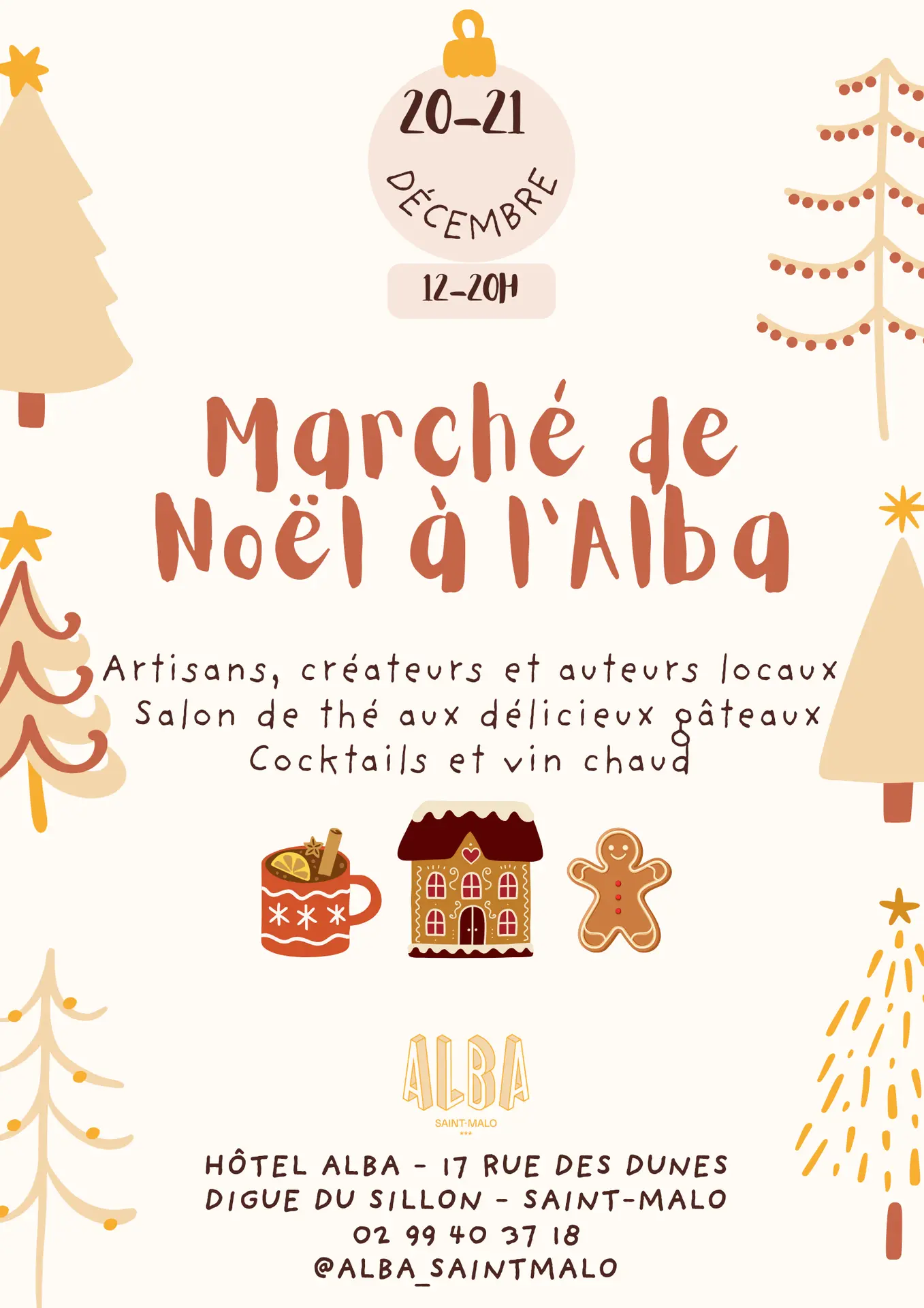 Flyer Marché Noël Alba