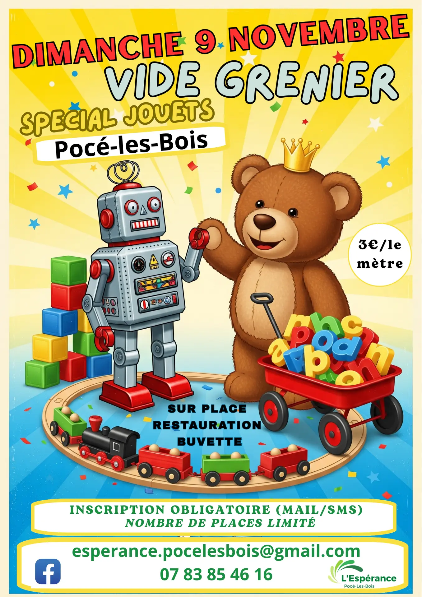 Vide grenier spécial jouets | Pocé les Bois