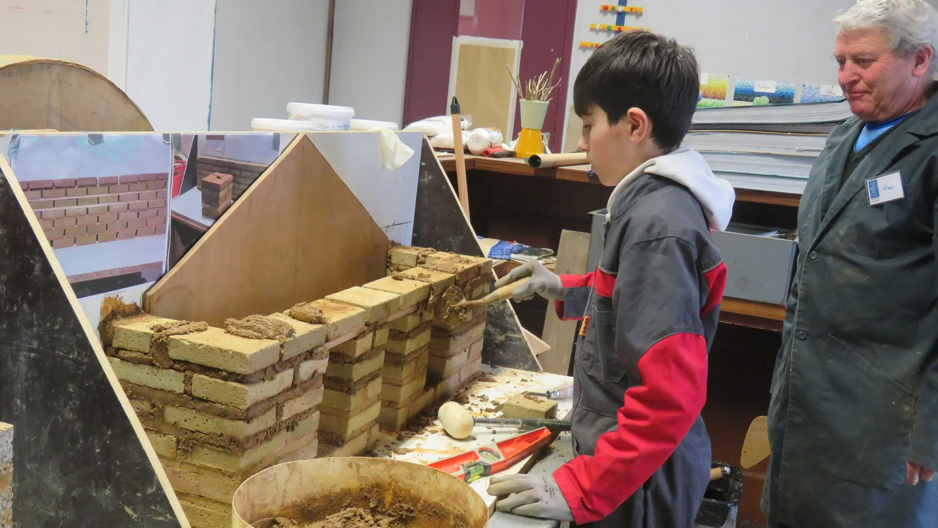 Atelier maçonnerie