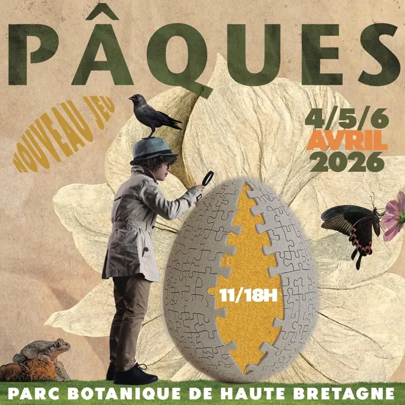 Paques, parc Botanique de haute bretagne