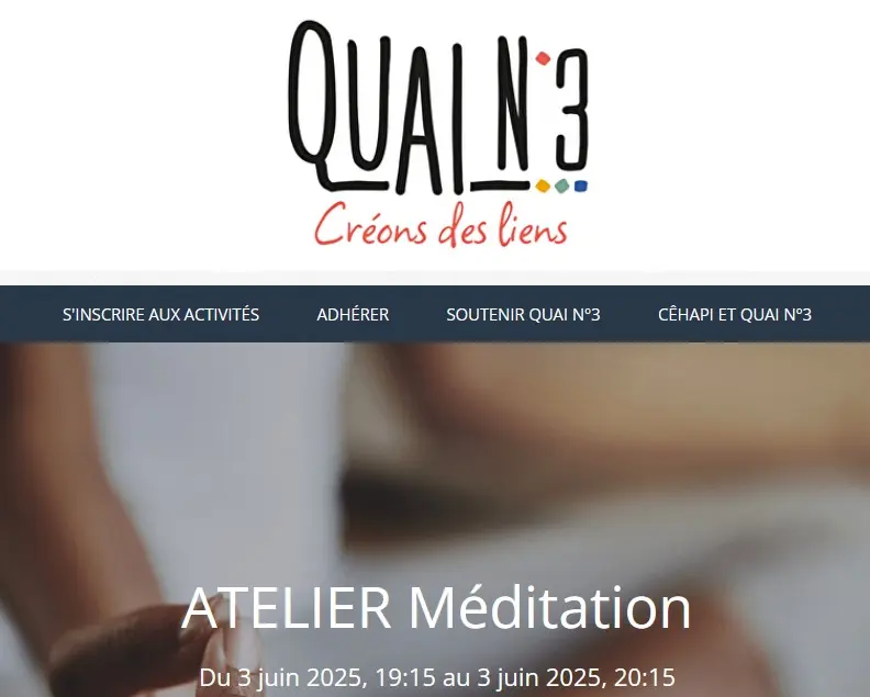 Quai n°3 Méditation