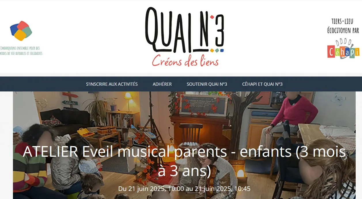 Quai n°3 éveil musical