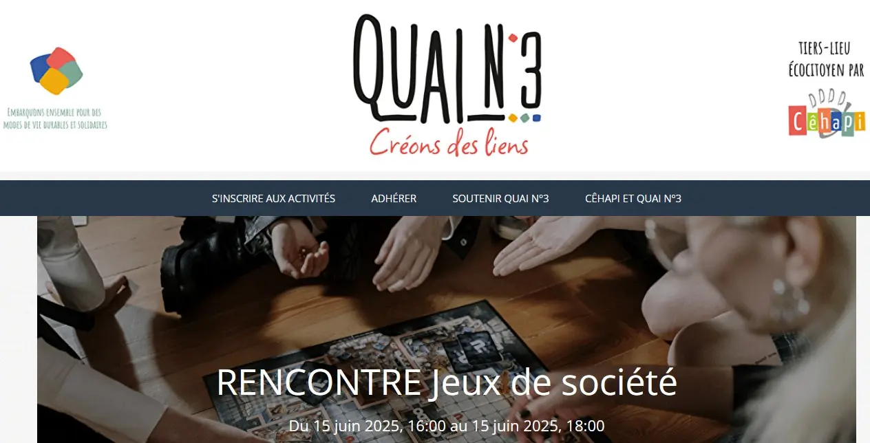 Quai n°3 jeu de société