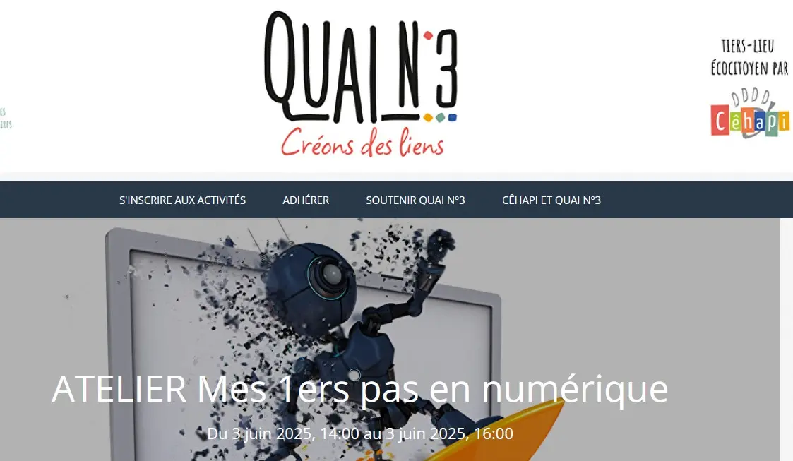Quai n°3 premiers pas en numérique