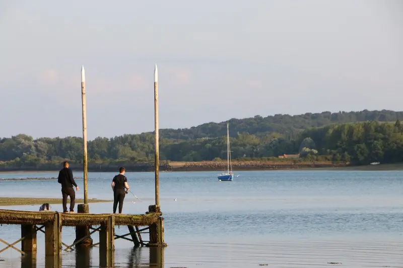 Ponton plage du Vallion