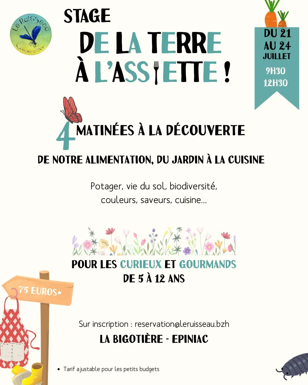 Stage de la terre à l'assiette