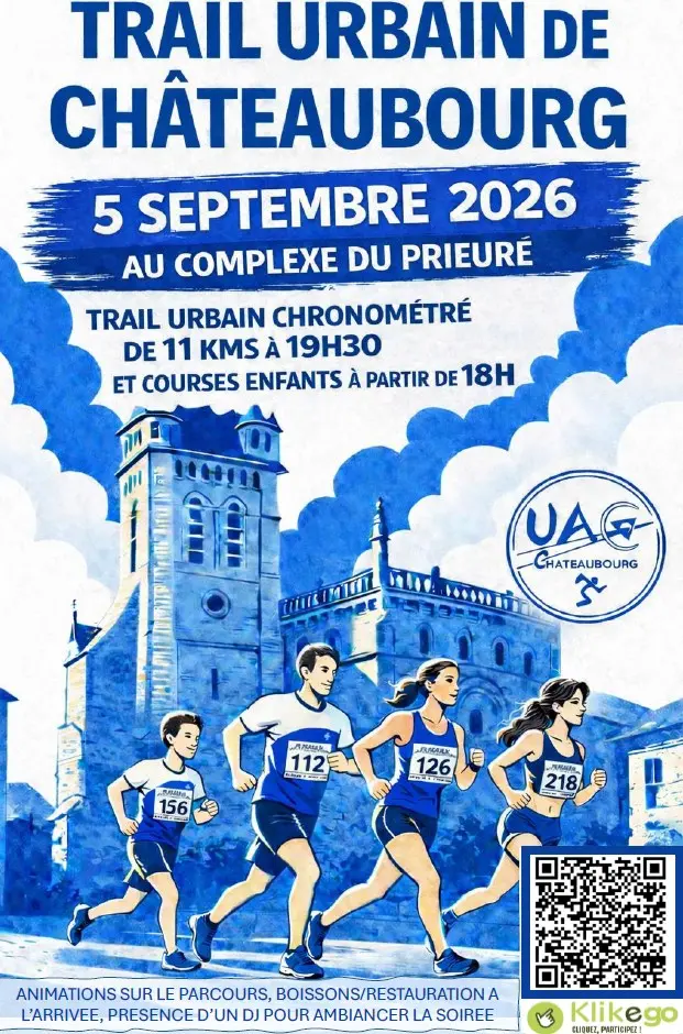 Trail urbain de Châteaubourg - 5 septembre 2026