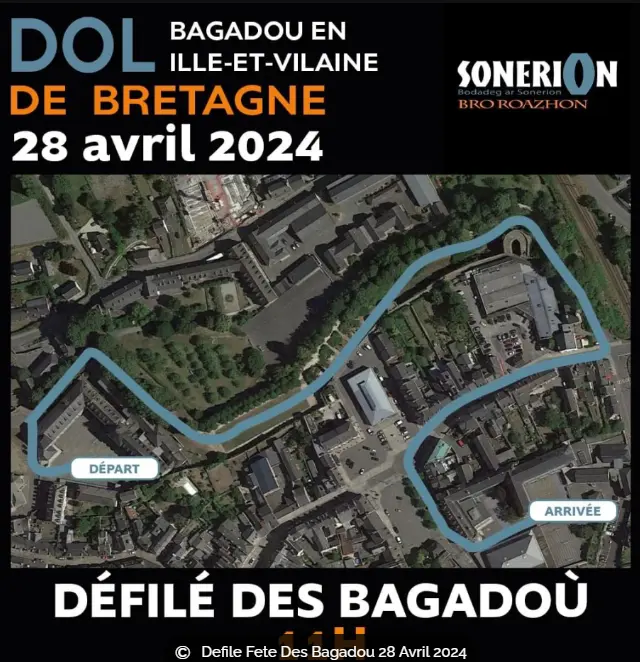Trajet des bagad