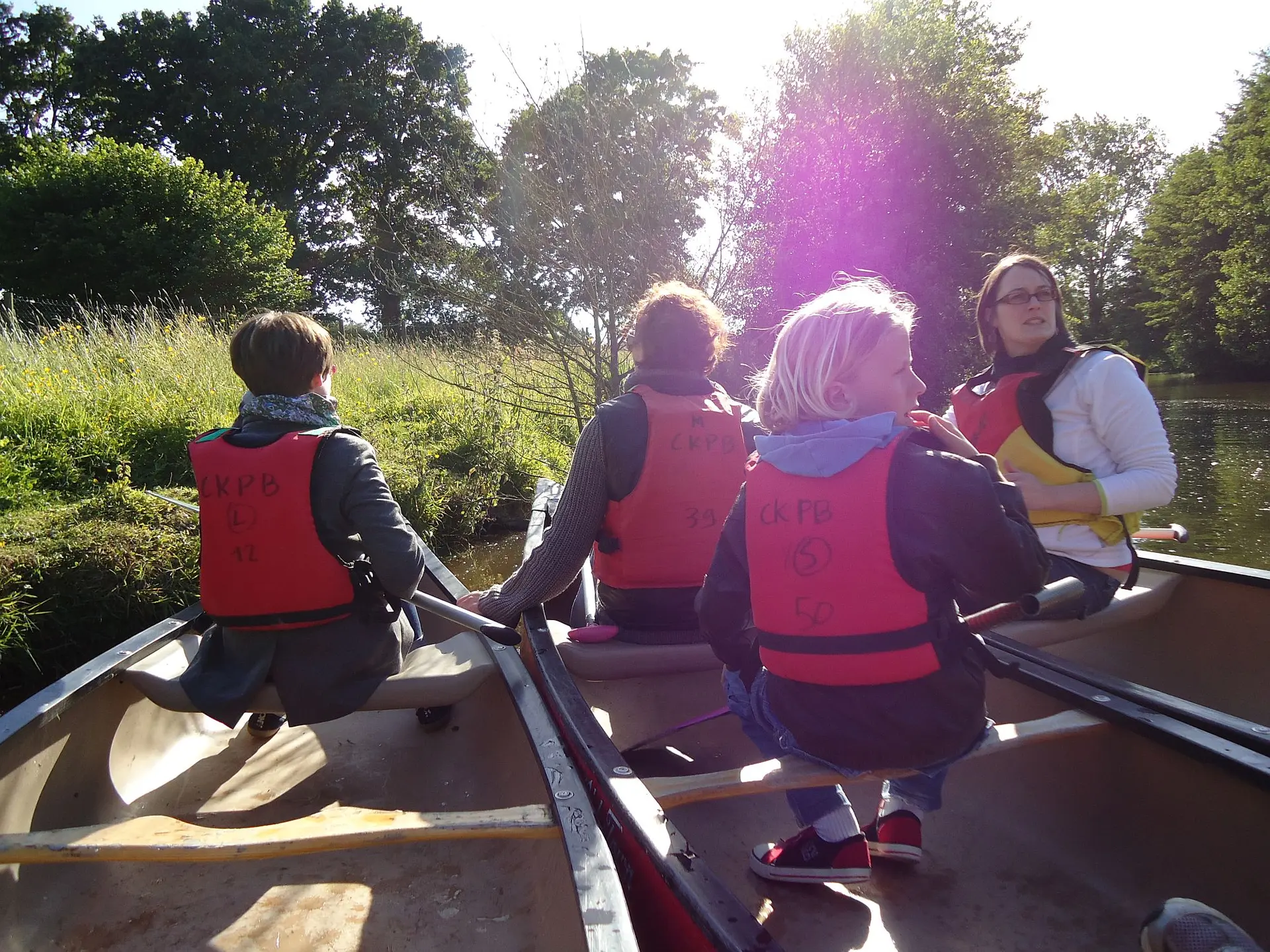 Visite guidée en canoë kayak de Montfort sur Meu