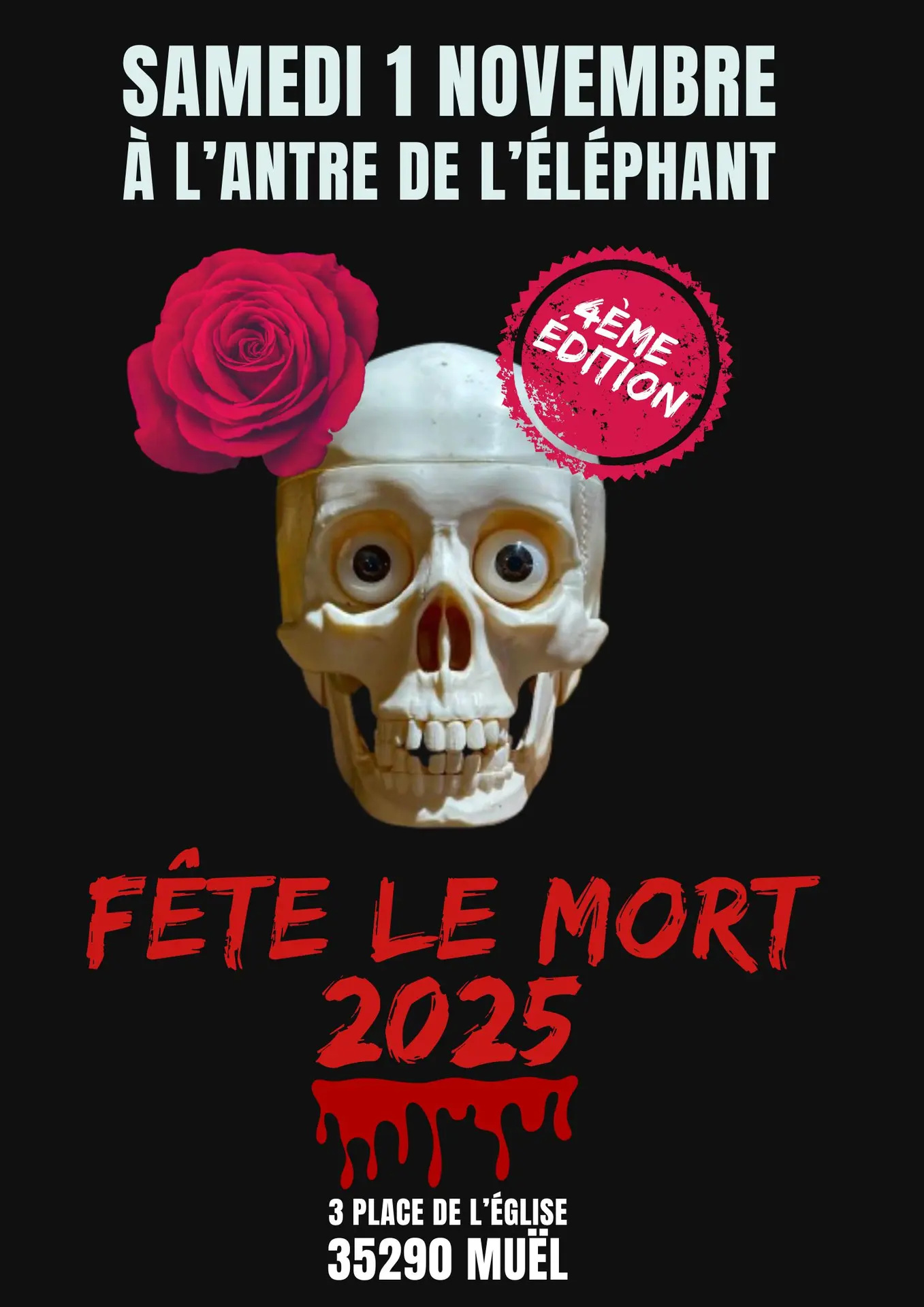 affiche fête le mort 2025 - 1