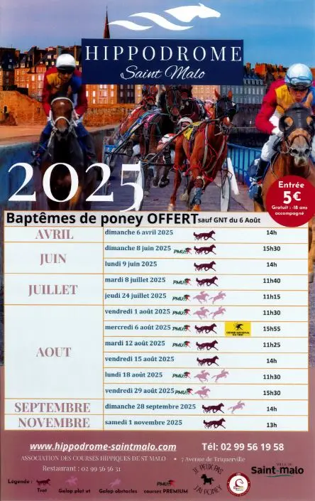 affiche hippodrome