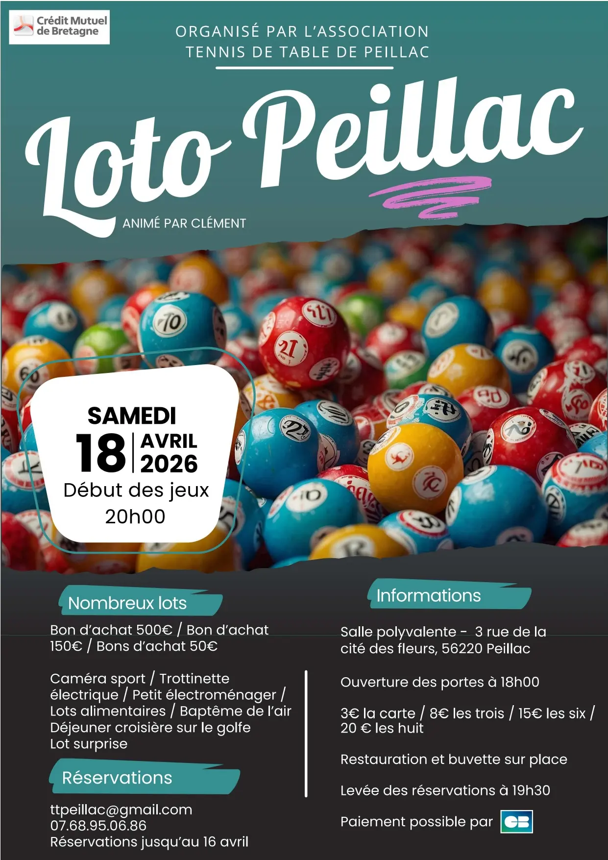 Loto du Tennis de Table