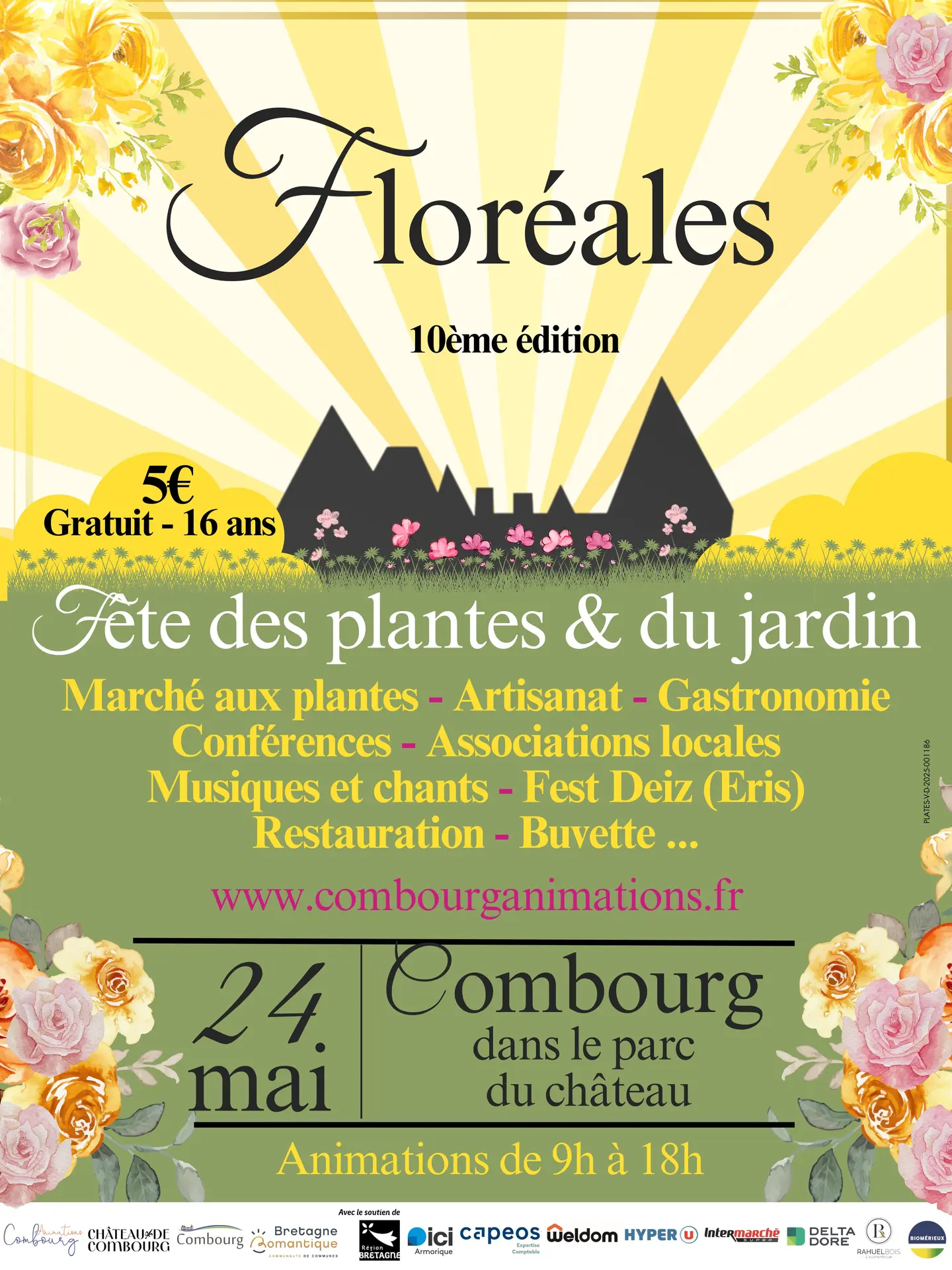 Affiche Floréales romantiques - 1