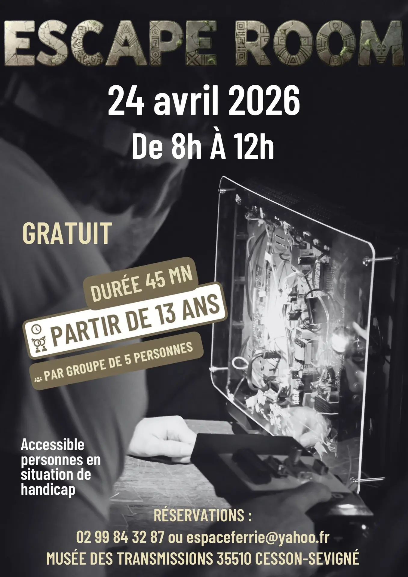 escape 24 avril 2026