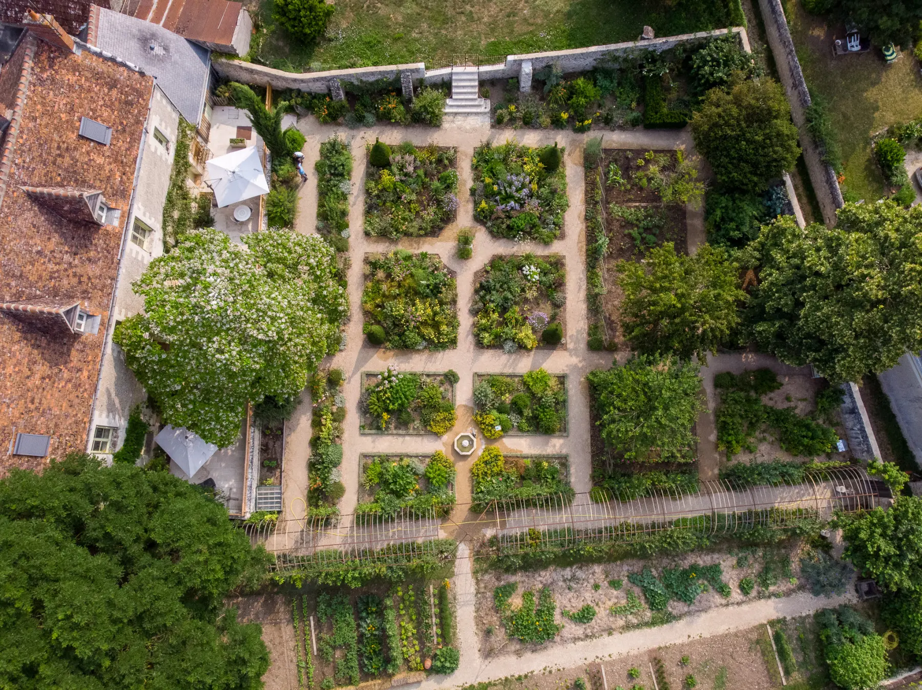 Jardin de Curé à Chédigny