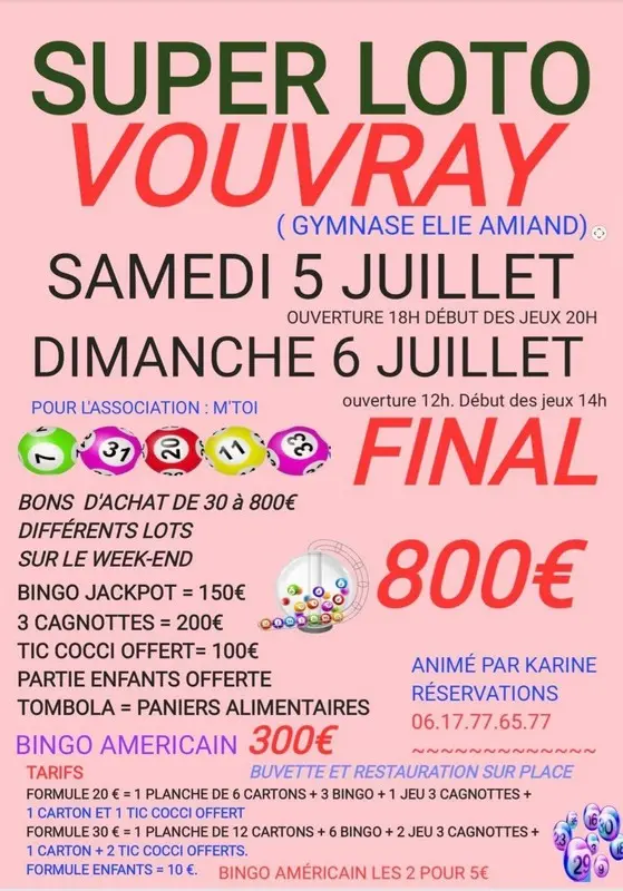Loto à Vouvray