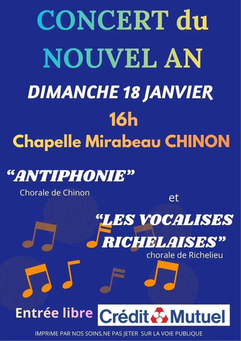 Concert du Nouvel An - Vocalises Richelaises