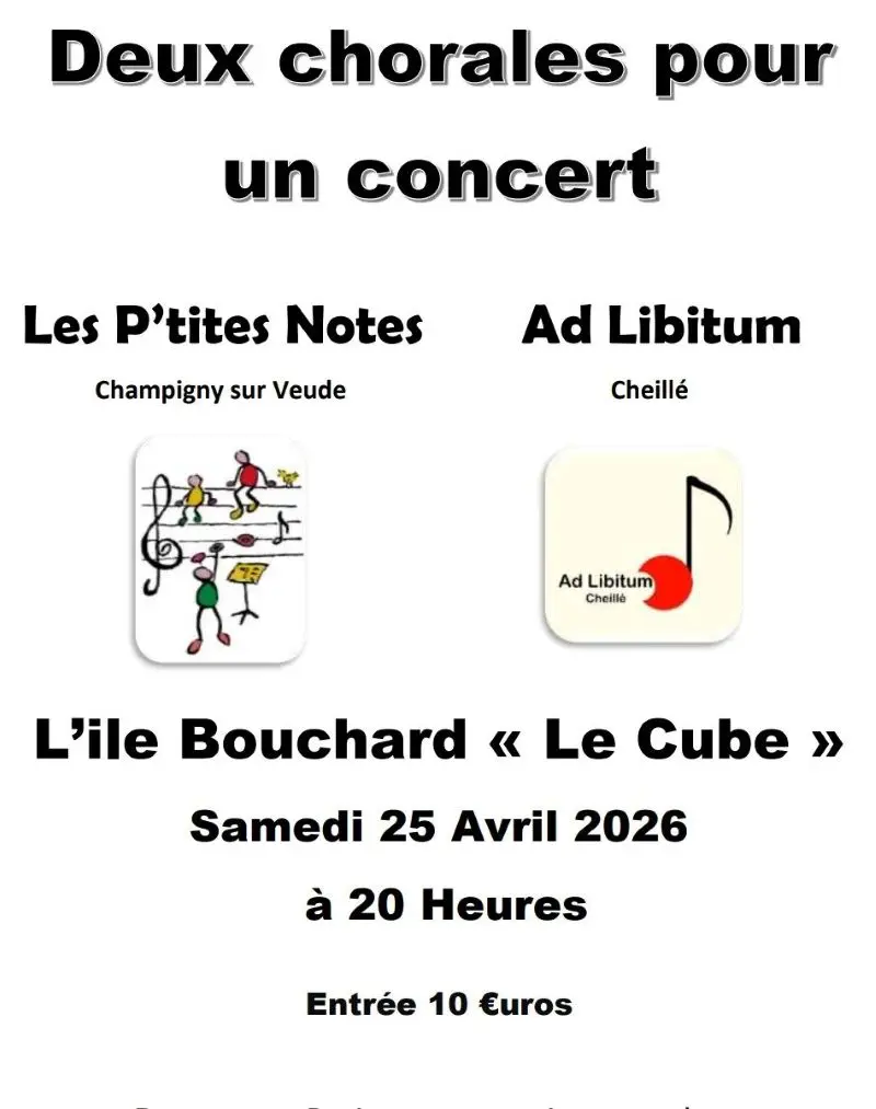 Affiche Deux Chorales pour un Concert