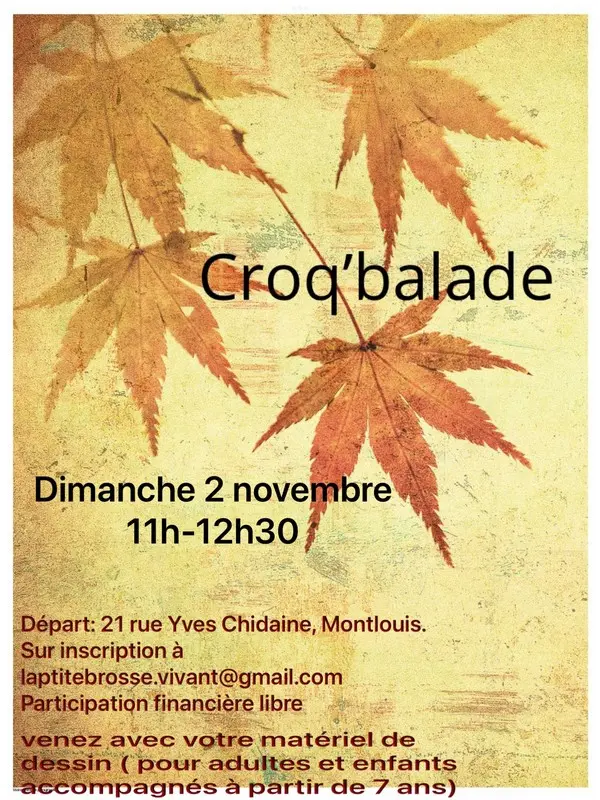 Croq'balade à Montlouis avec La P'tite Brosse